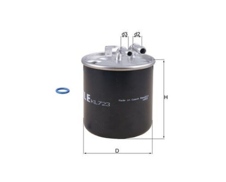 Bränslefilter KL 723D Mahle, bild 2