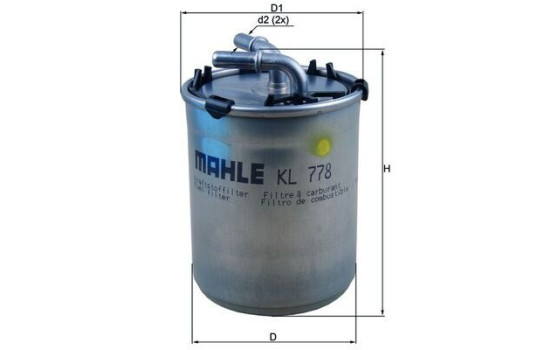 Bränslefilter KL 778 Mahle