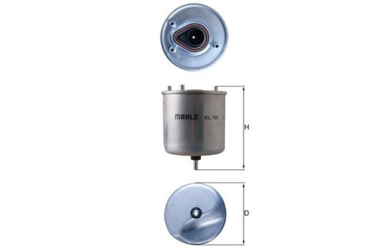 Bränslefilter KL 788 Mahle