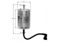Bränslefilter KL 80 Mahle