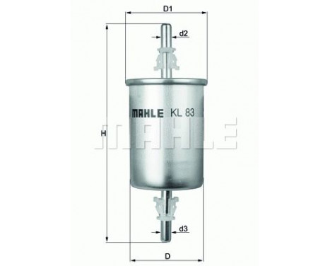 Bränslefilter KL 83 Mahle, bild 5