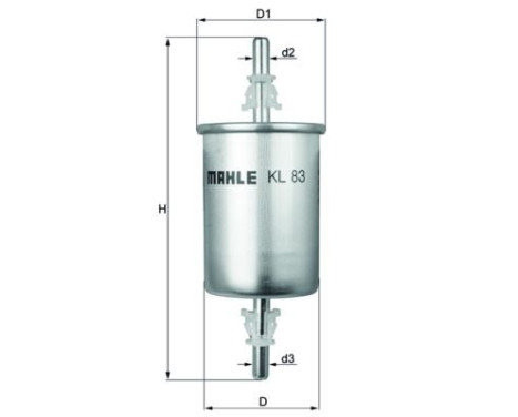 Bränslefilter KL 83 Mahle, bild 6