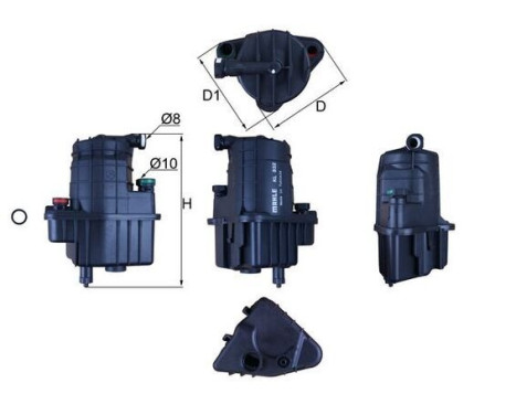 Bränslefilter KL 832D Mahle