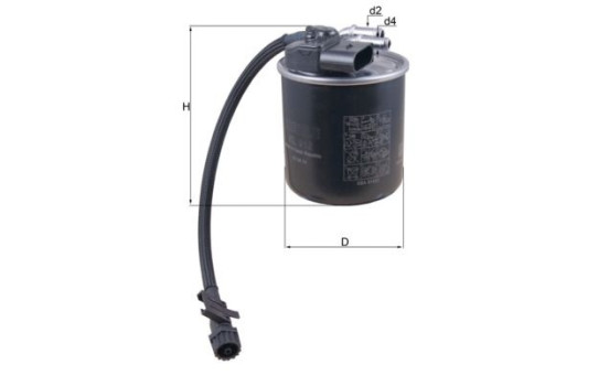 Bränslefilter KL 912 Mahle