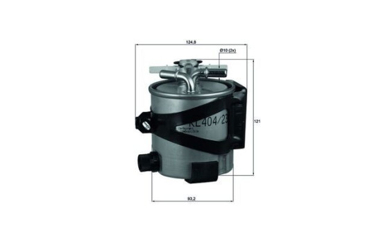 Bränslefilter KLH 44/22 Mahle, bild 2
