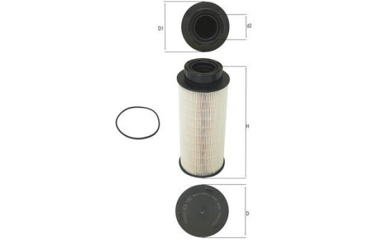 Bränslefilter KX 182D Mahle
