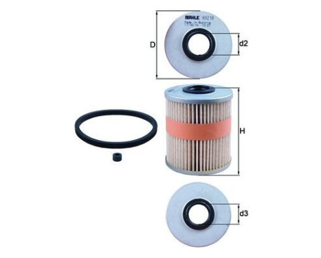 Bränslefilter KX 218D Mahle, bild 2