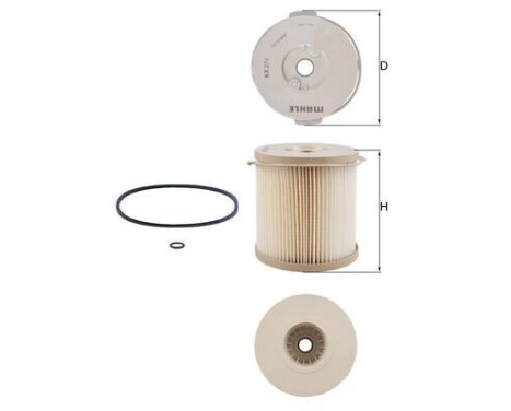Bränslefilter KX 271D Mahle