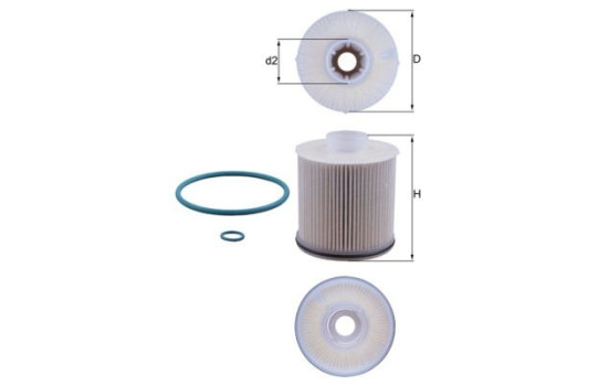 Bränslefilter KX 486D Mahle