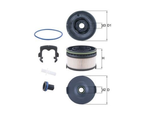 Bränslefilter KX 568KIT Mahle