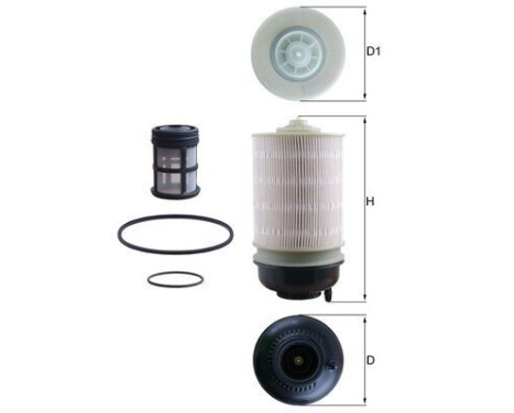 Bränslefilter KX 581KIT Mahle