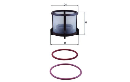 Bränslefilter KX 72 D2 Mahle