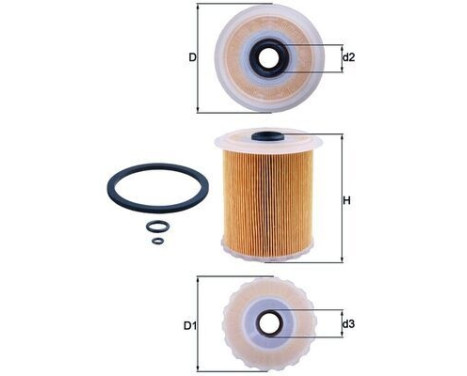 Bränslefilter KX 75D Mahle, bild 2