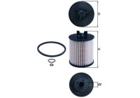 Bränslefilter KX 86/1D Mahle