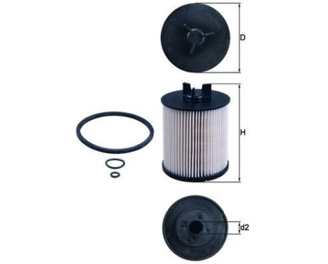 Bränslefilter KX 86/1D Mahle