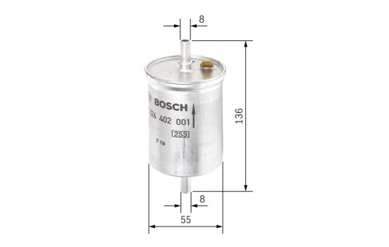 Bränslefilter N2001 Bosch