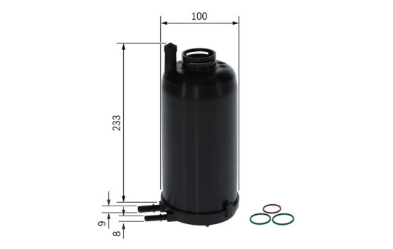 Bränslefilter N2045 Bosch, bild 5