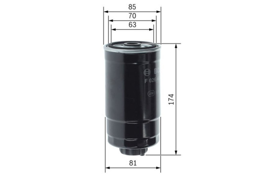 Bränslefilter N2048 Bosch, bild 6
