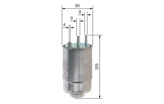 Bränslefilter N2076 Bosch, bild 6