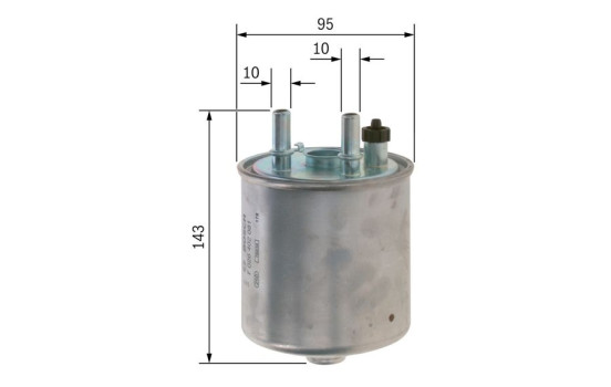 Bränslefilter N2081 Bosch, bild 5