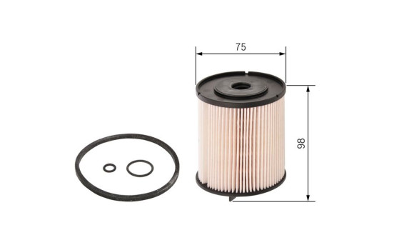 Bränslefilter N2084 Bosch, bild 2
