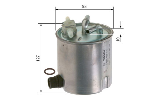 Bränslefilter N2108 Bosch, bild 5