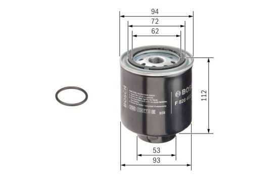 Bränslefilter N2223 Bosch, bild 3