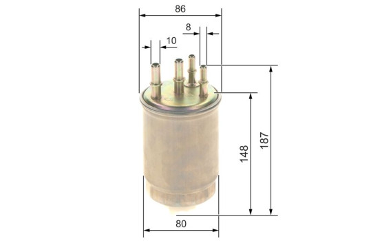 Bränslefilter N2244 Bosch, bild 4
