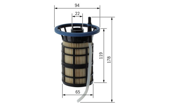 Bränslefilter N2291 Bosch, bild 5
