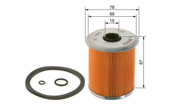 Bränslefilter N2521 Bosch, bild 5