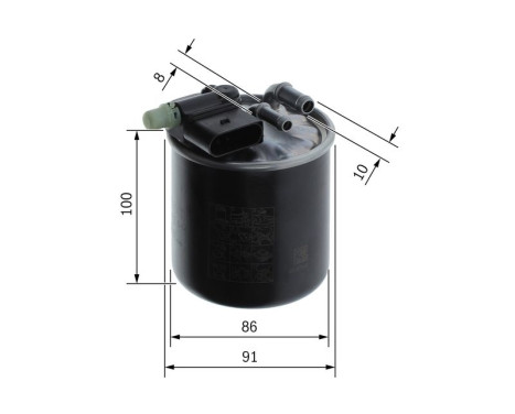 Bränslefilter N2844 Bosch, bild 6