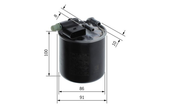 Bränslefilter N2844 Bosch, bild 6