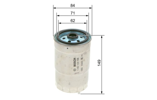 Bränslefilter N4106 Bosch, bild 6