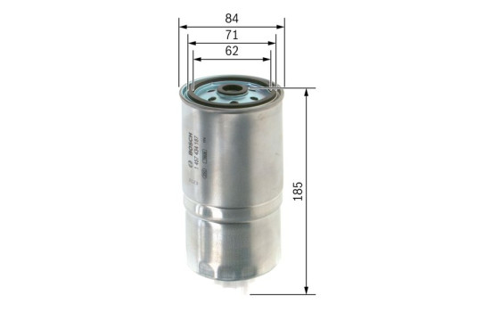 Bränslefilter N4187 Bosch, bild 3