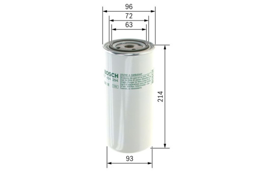 Bränslefilter N4294 Bosch, bild 3