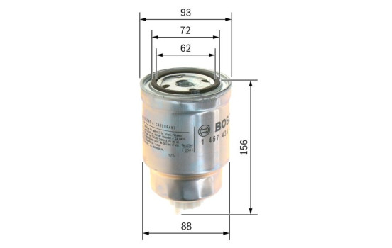 Bränslefilter N4439 Bosch, bild 2