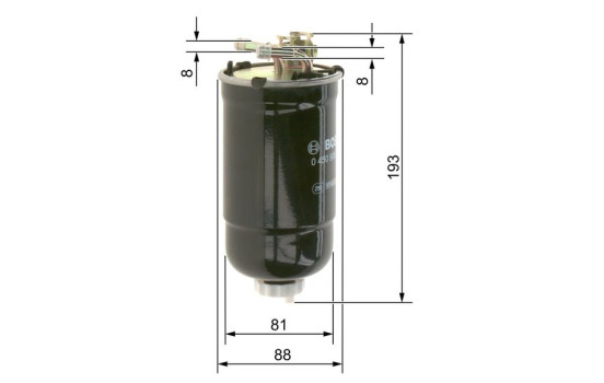 Bränslefilter N6322 Bosch, bild 2