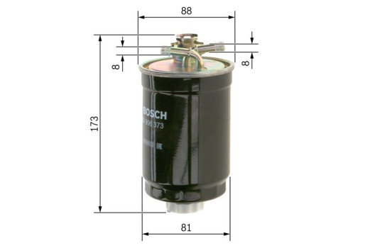 Bränslefilter N6373 Bosch, bild 2