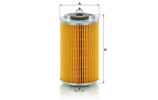 Bränslefilter P 707 x MANN-FILTER, bild 3