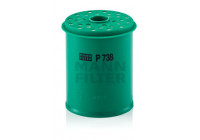 Bränslefilter P 738 x Mann