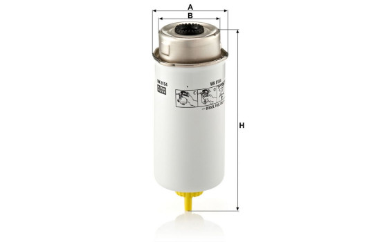 Bränslefilter WK 8154 Mann, bild 3