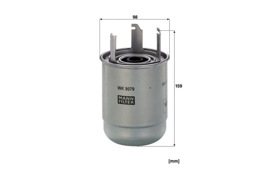 Bränslefilter WK 9079 z MANN-FILTER, bild 2
