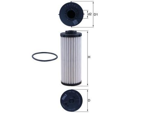 Hydraulfilter, automatisk växellåda HX 190D Mahle