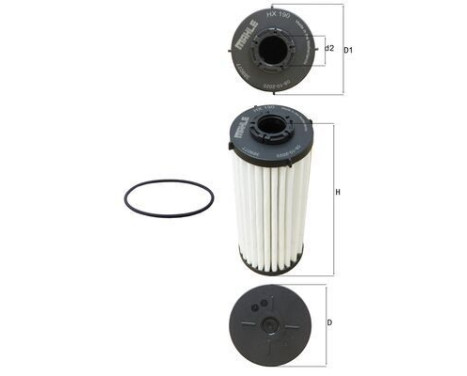 Hydraulfilter, automatisk växellåda HX 190D Mahle