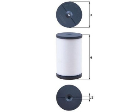 Hydraulfilter, automatisk växellåda HX 191 Mahle