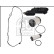 Hydraulfiltersats, automatisk drivning 180604 FEBI, miniatyr 2