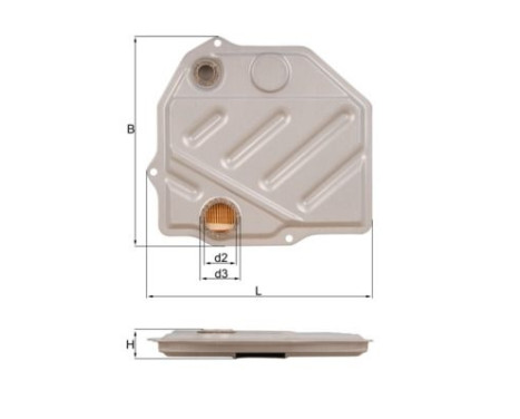 Hydraulikfilter, automatväxel HX 46 Mahle, bild 3