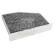 Filter, kupéventilation 105789 FEBI, miniatyr 2