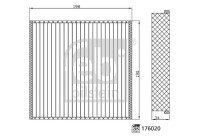 Filter, kupéventilation 176020 FEBI