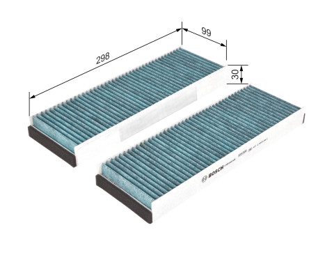 Filter, kupéventilation + A8505 Bosch, bild 2